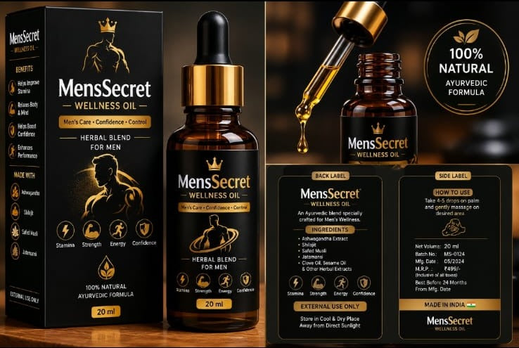 Men's Secret Performance Care Oil